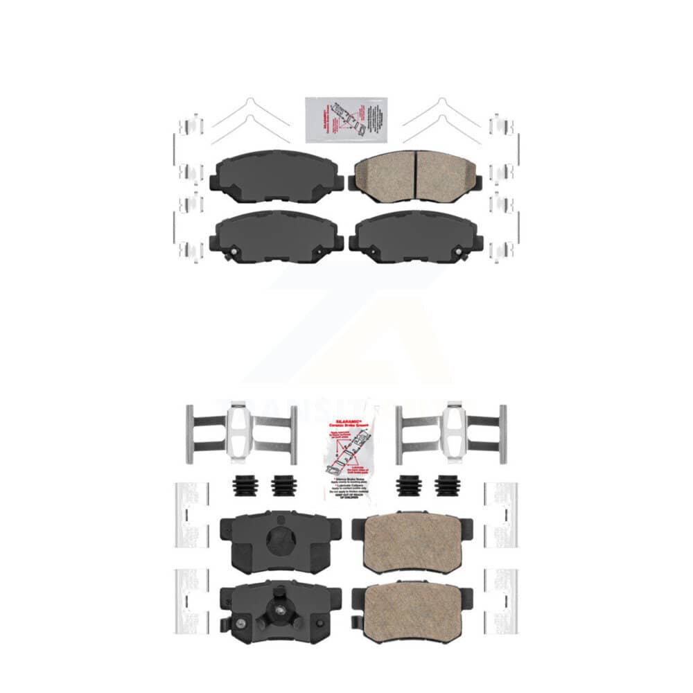 AmeriBRAKES - KNF-100311 - Front and Rear Disc Brake Pad Kits