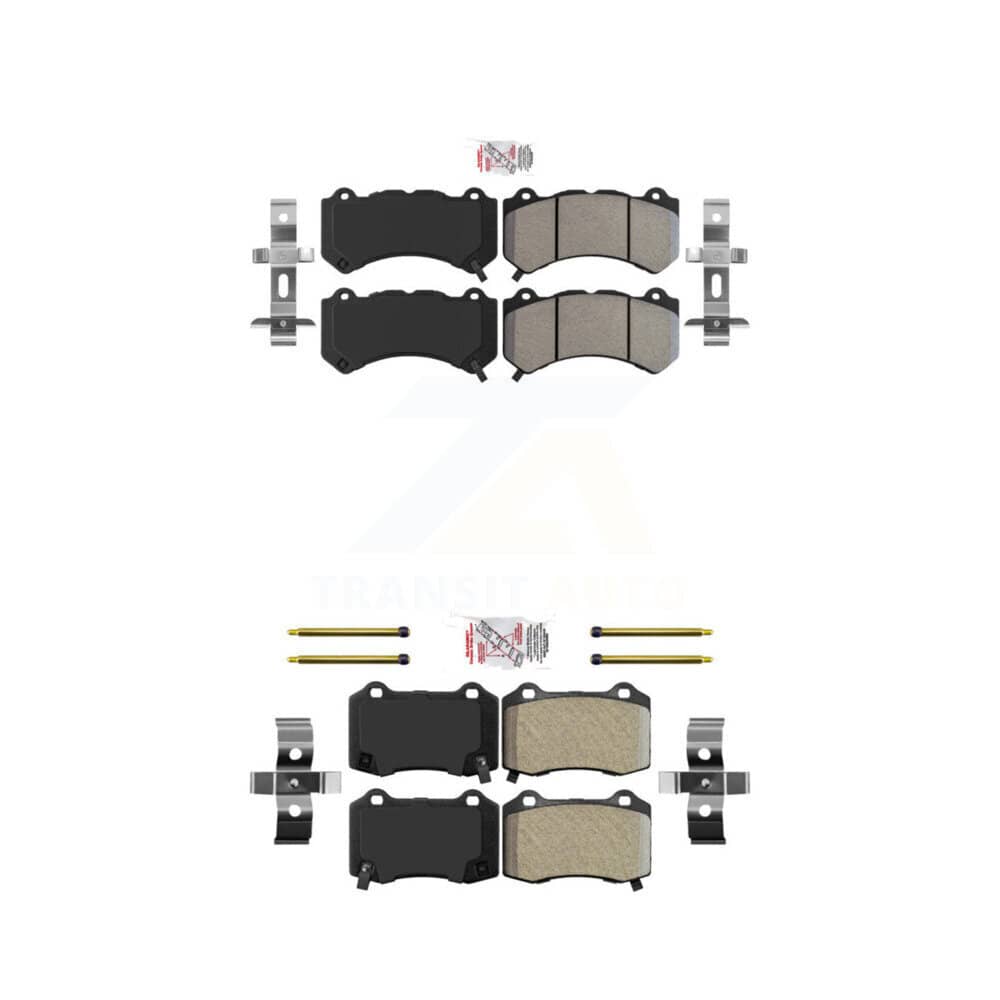 AmeriBRAKES - KNF-100356 - Front and Rear Disc Brake Pad Kits