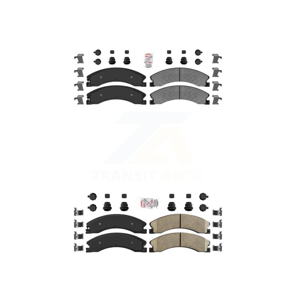 AmeriBRAKES - KNF-100369 - Front and Rear Disc Brake Pad Kits
