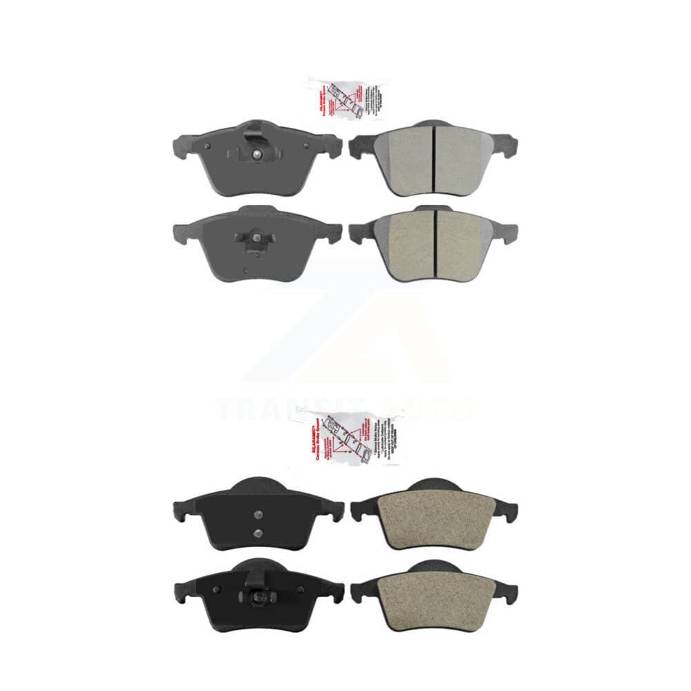 AmeriBRAKES - KNF-100388 - Front and Rear Disc Brake Pad Kits