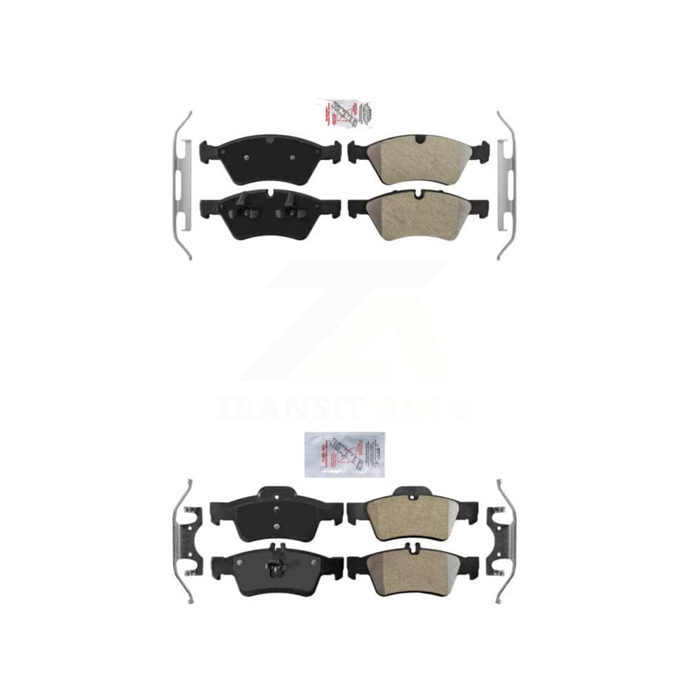 AmeriBRAKES - KNF-100418 - Front and Rear Disc Brake Pad Kits