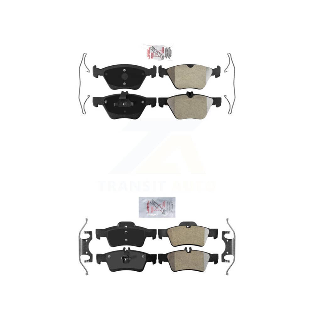 AmeriBRAKES - KNF-100419 - Front and Rear Disc Brake Pad Kits