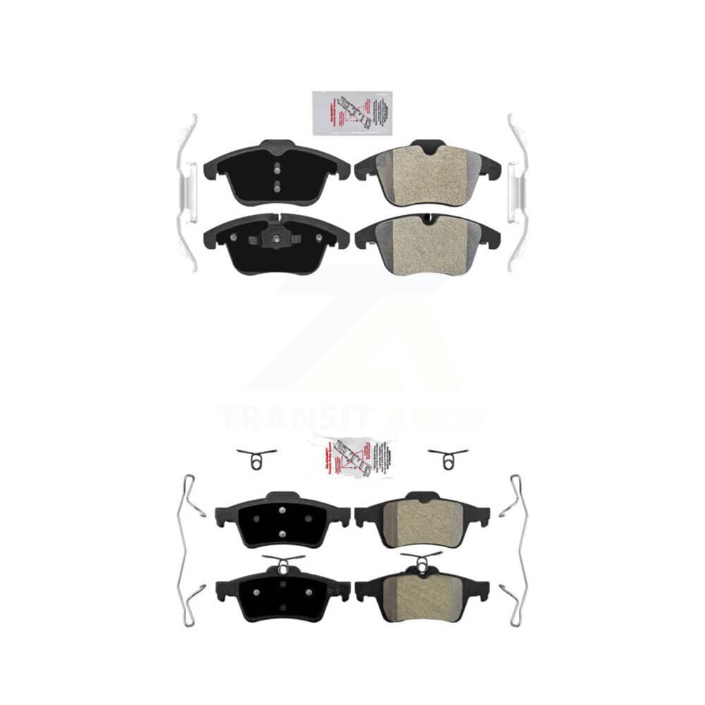 AmeriBRAKES - KNF-100444 - Front and Rear Disc Brake Pad Kits