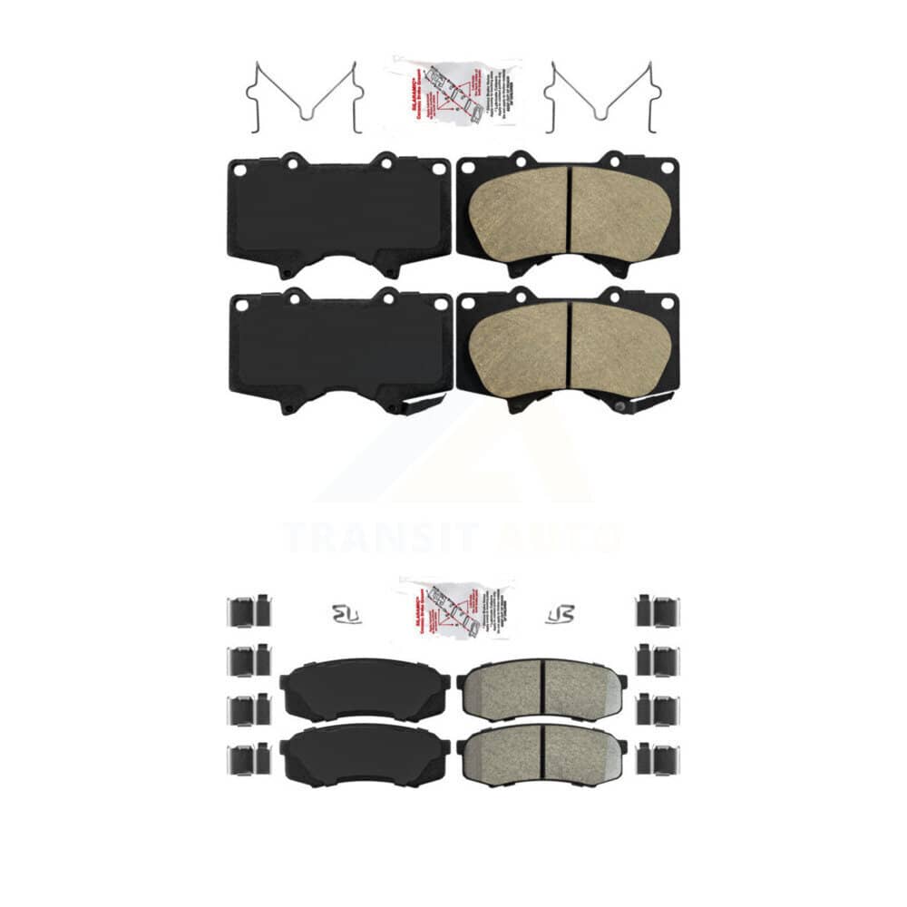 AmeriBRAKES - KNF-100464 - Front and Rear Disc Brake Pad Kits