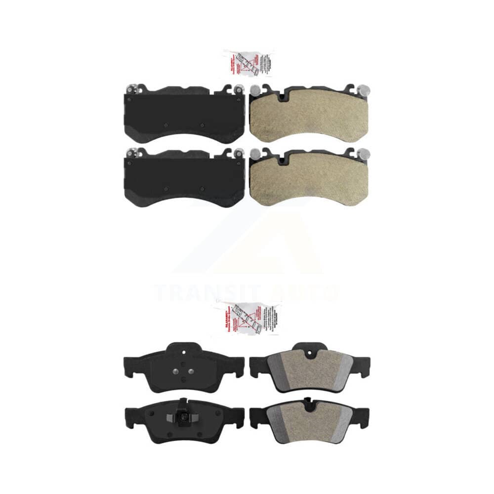 AmeriBRAKES - KNF-100543 - Front and Rear Disc Brake Pad Kits