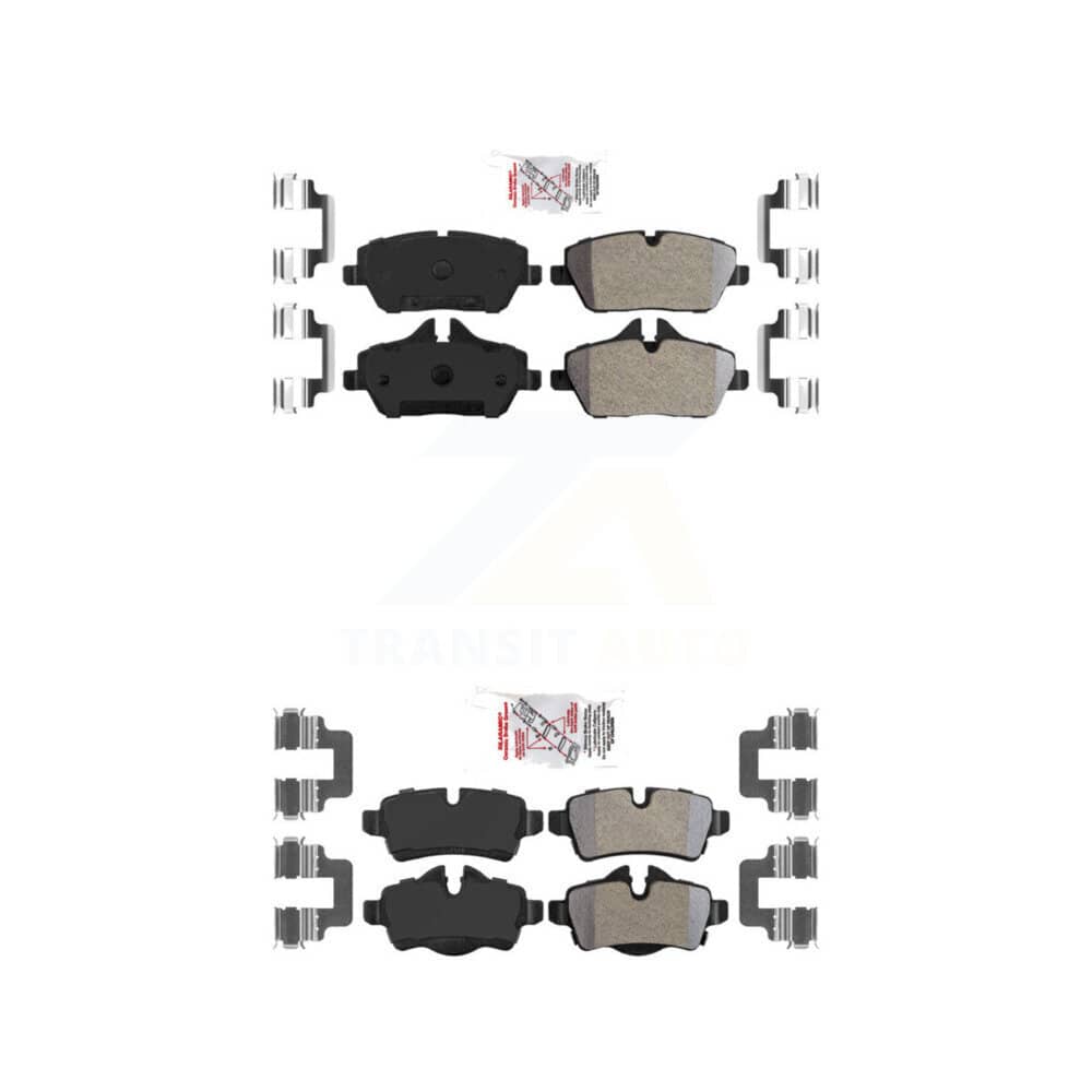 AmeriBRAKES - KNF-100674 - Front and Rear Disc Brake Pad Kits