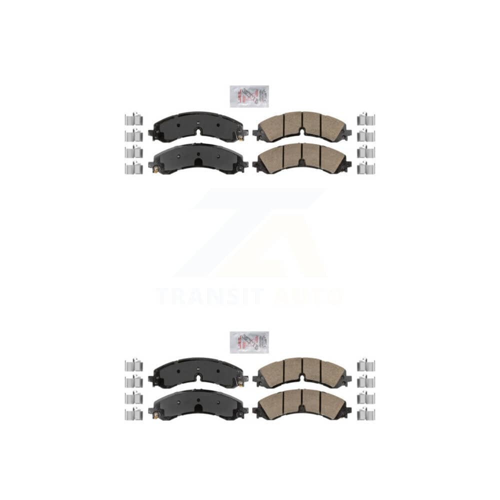AmeriBRAKES - KNF-100715 - Front and Rear Disc Brake Pad Kits