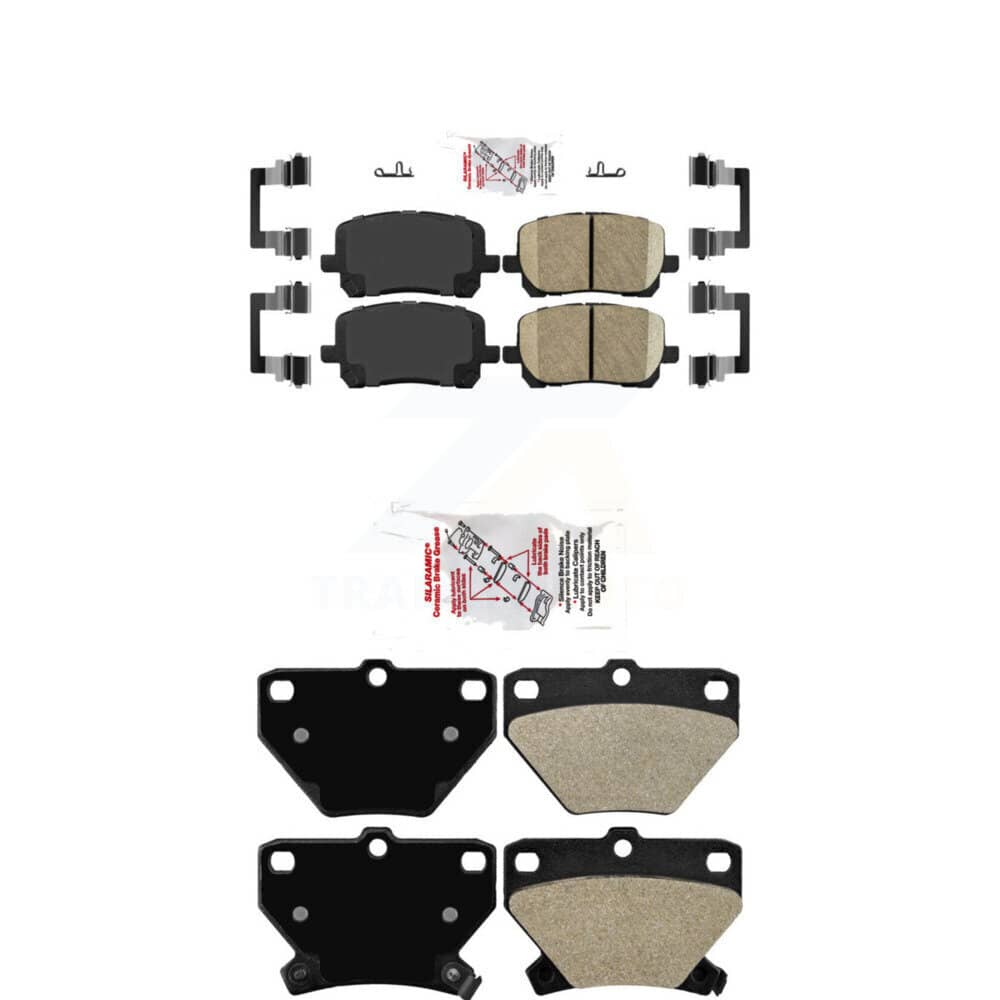 AmeriBRAKES - KNF-100794 - Front and Rear Disc Brake Pad Kits