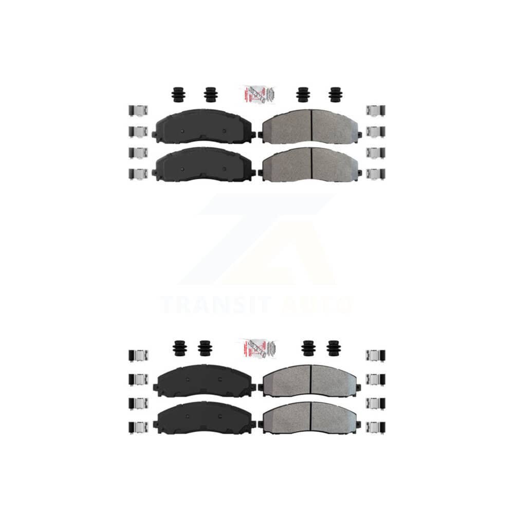 AmeriBRAKES - KNF-100829 - Front and Rear Disc Brake Pad Kits