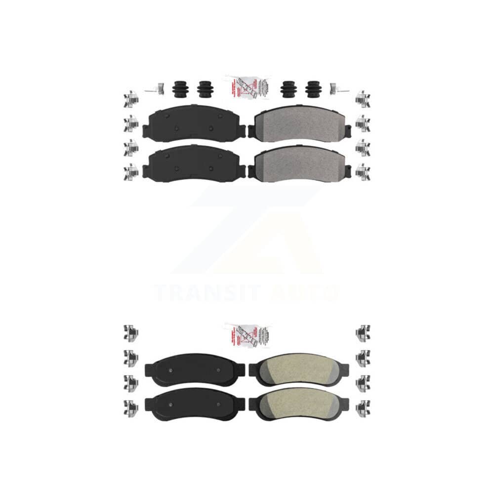 AmeriBRAKES - KNF-100908 - Front and Rear Disc Brake Pad Kits