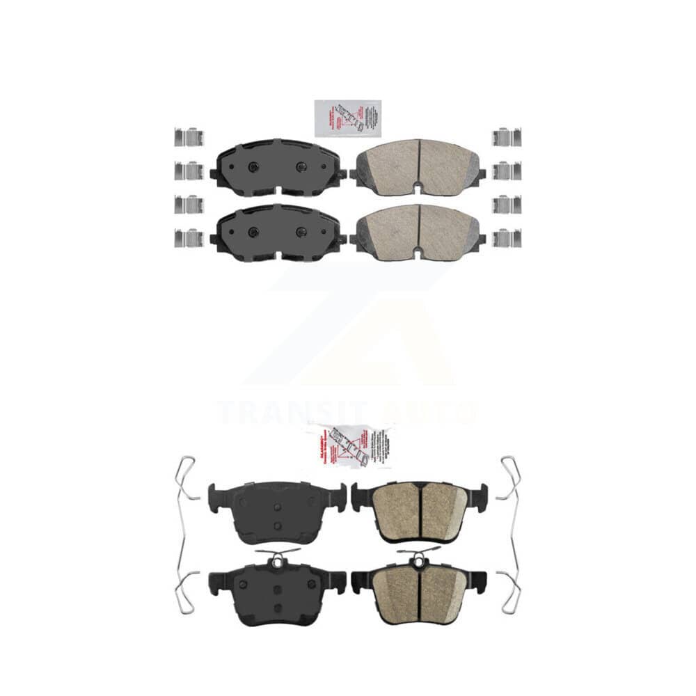 AmeriBRAKES - KNF-100927 - Front and Rear Disc Brake Pad Kits