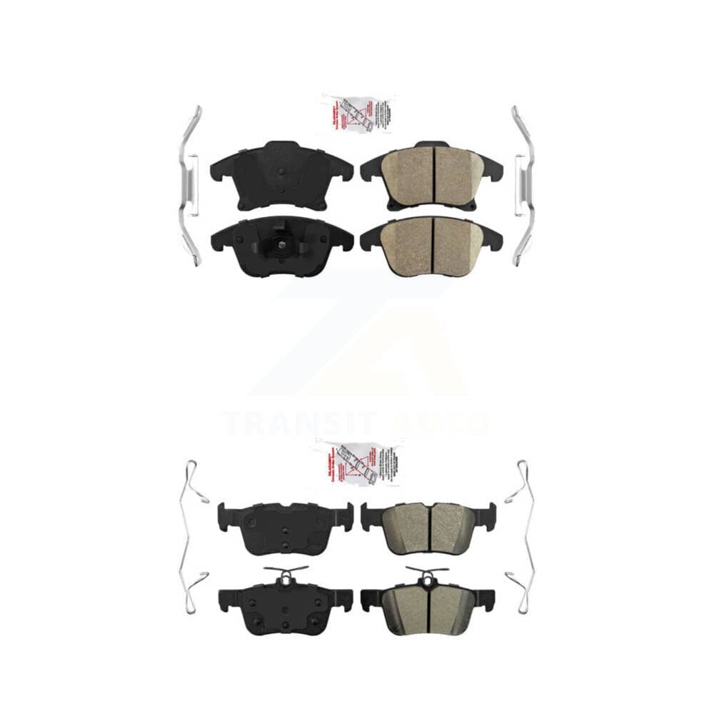 AmeriBRAKES - KNF-100945 - Front and Rear Disc Brake Pad Kits