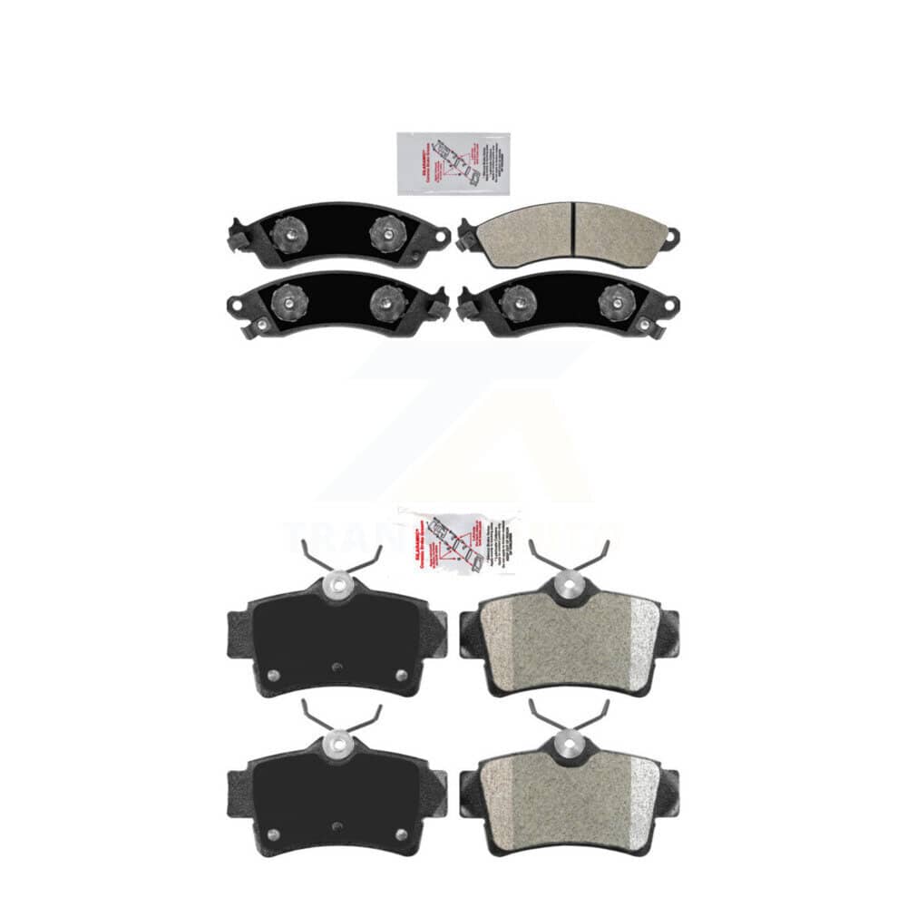AmeriBRAKES - KNF-100979 - Front and Rear Disc Brake Pad Kits