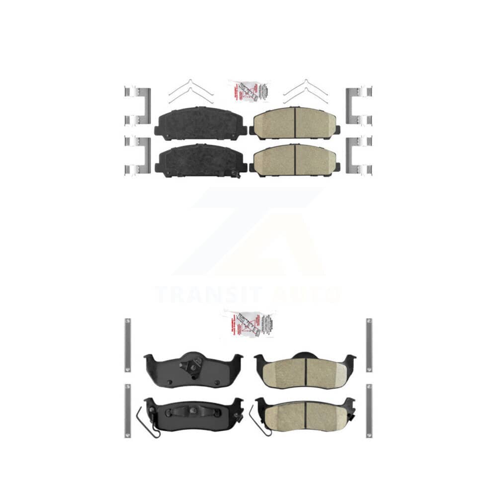 AmeriBRAKES - KNF-100984 - Front and Rear Disc Brake Pad Kits