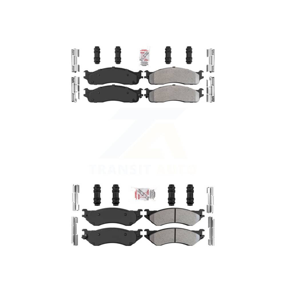 AmeriBRAKES - KNF-100995 - Front and Rear Disc Brake Pad Kits