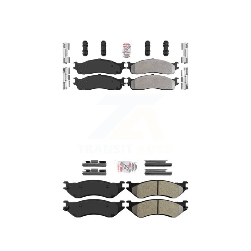 AmeriBRAKES - KNF-100996 - Front and Rear Disc Brake Pad Kits