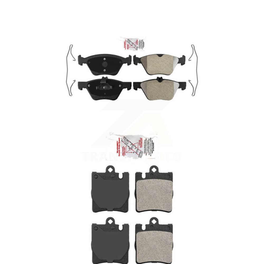 AmeriBRAKES - KNF-101027 - Front and Rear Disc Brake Pad Kits