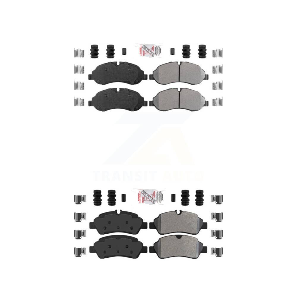 AmeriBRAKES - KNF-101138 - Front and Rear Disc Brake Pad Kits