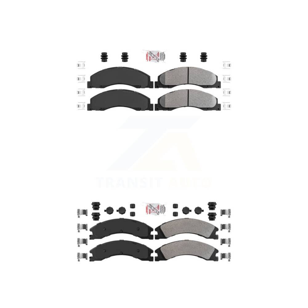AmeriBRAKES - KNF-101316 - Front and Rear Disc Brake Pad Kits
