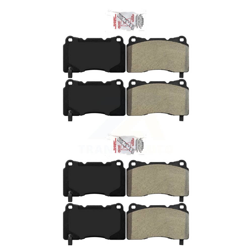AmeriBRAKES - KNF-101354 - Front and Rear Disc Brake Pad Kits