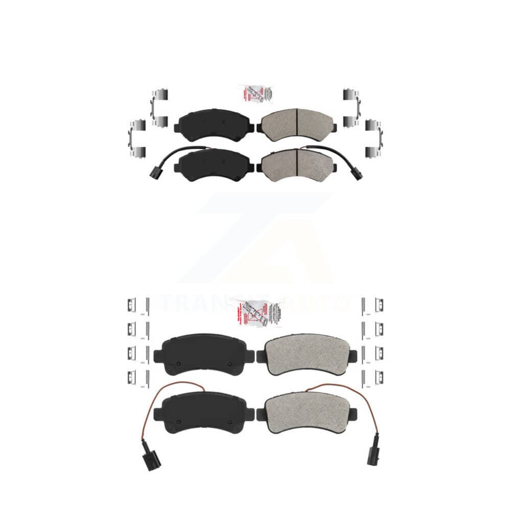AmeriBRAKES - KNF-101388 - Front and Rear Disc Brake Pad Kits