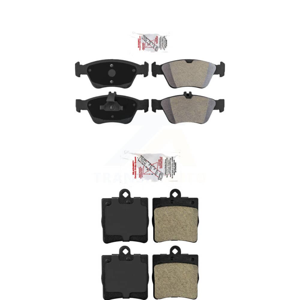 AmeriBRAKES - KNF-101400 - Front and Rear Disc Brake Pad Kits
