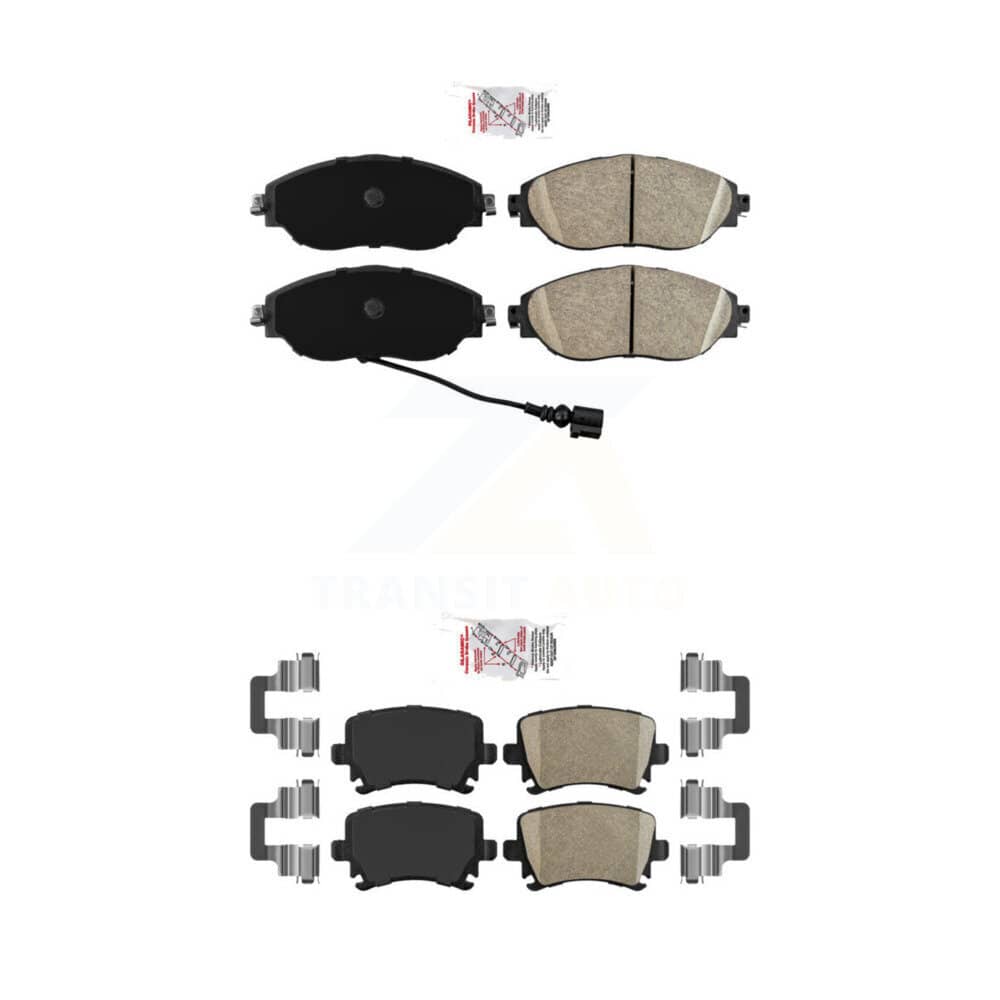 AmeriBRAKES - KNF-101419 - Front and Rear Disc Brake Pad Kits