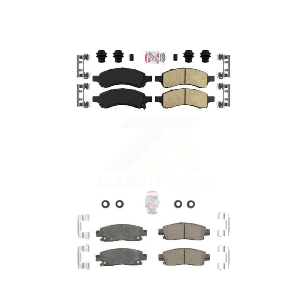 AmeriBRAKES - KNF-101440 - Front and Rear Disc Brake Pad Kits