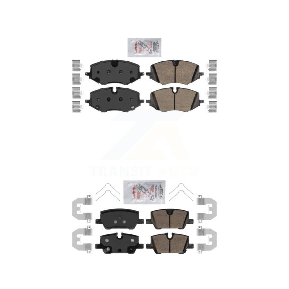 AmeriBRAKES - KNF-101471 - Front and Rear Disc Brake Pad Kits