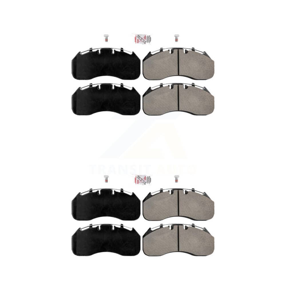 AmeriBRAKES - KNF-101477 - Front and Rear Disc Brake Pad Kits