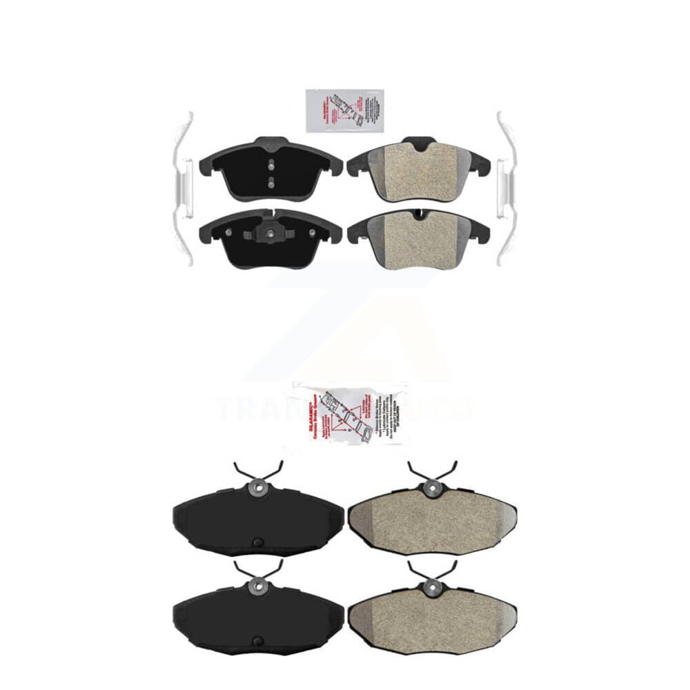 AmeriBRAKES - KNF-101518 - Front and Rear Disc Brake Pad Kits