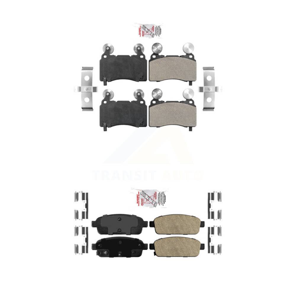 AmeriBRAKES - KNF-101546 - Front and Rear Disc Brake Pad Kits