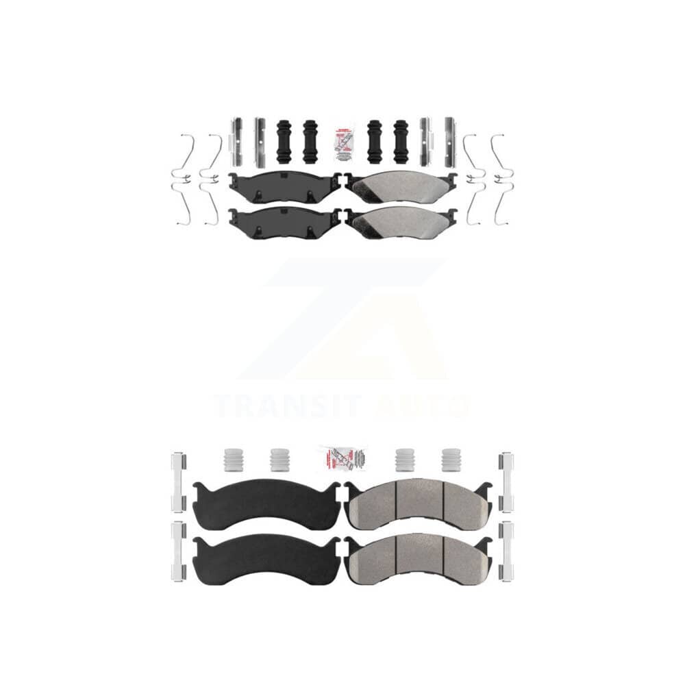 AmeriBRAKES - KNF-101568 - Front and Rear Disc Brake Pad Kits