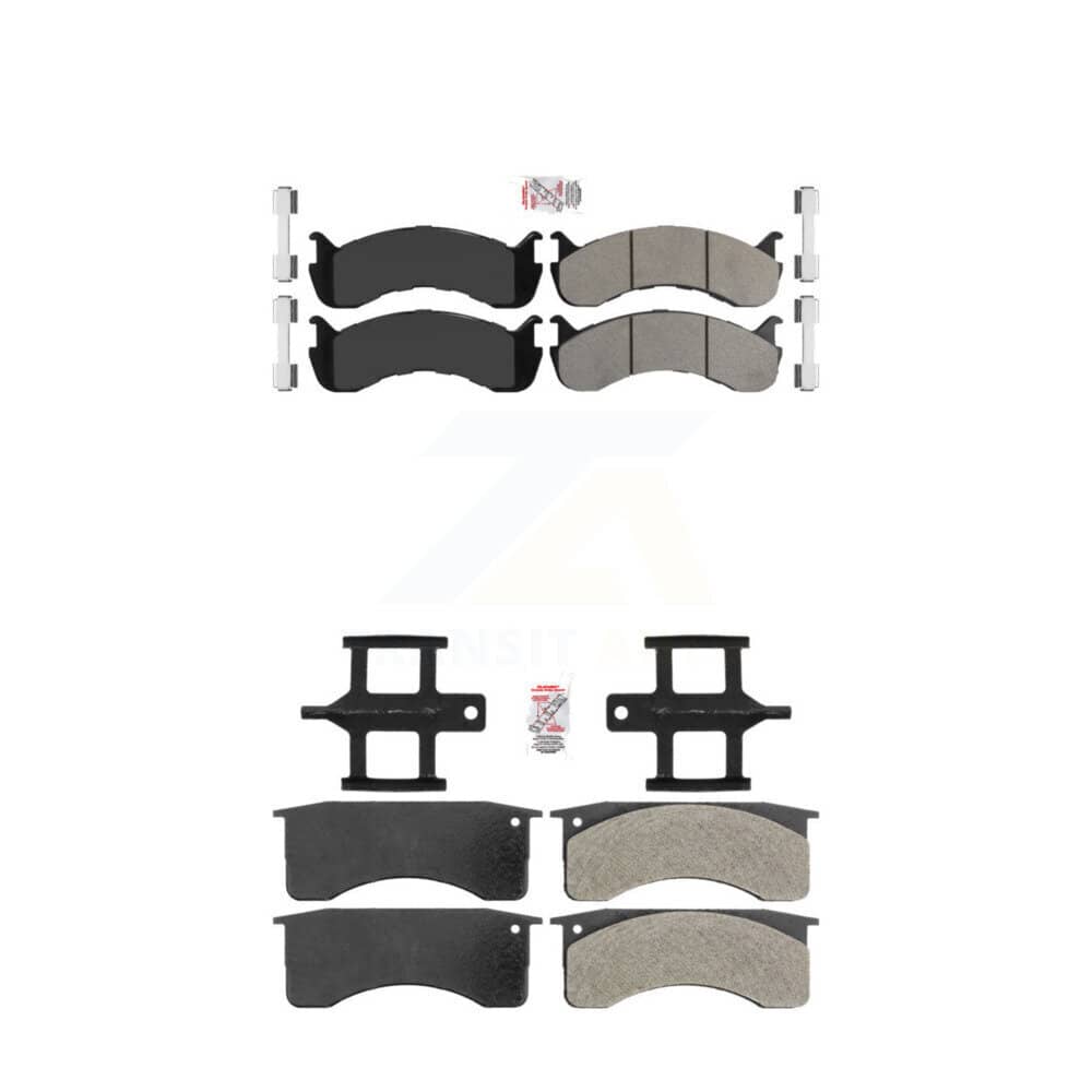 AmeriBRAKES - KNF-101576 - Front and Rear Disc Brake Pad Kits