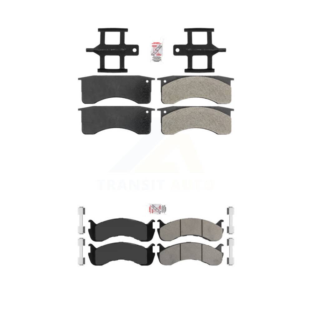 AmeriBRAKES - KNF-101586 - Front and Rear Disc Brake Pad Kits