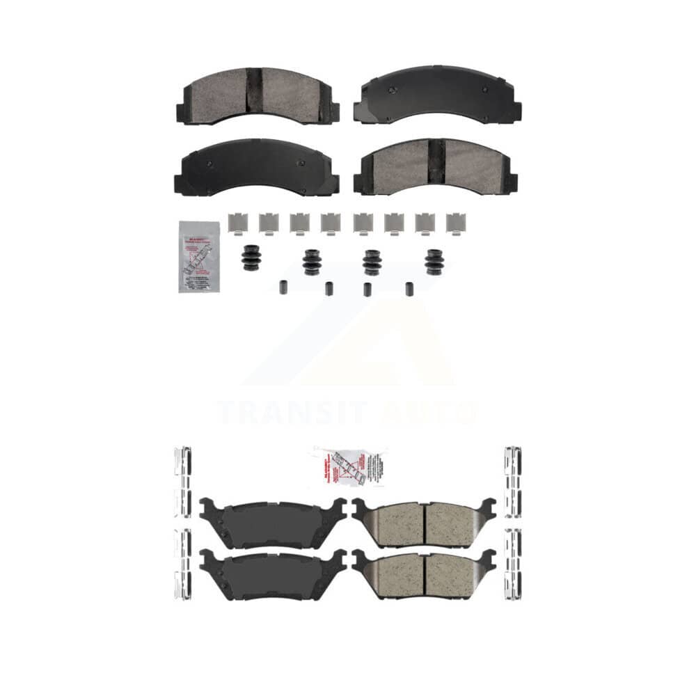 AmeriBRAKES - KNF-101859 - Front and Rear Disc Brake Pad Kits