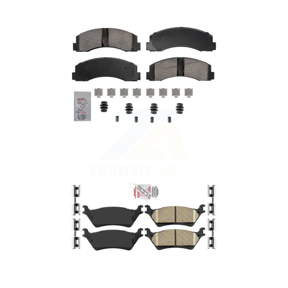 AmeriBRAKES - KNF-101860 - Front and Rear Disc Brake Pad Kits