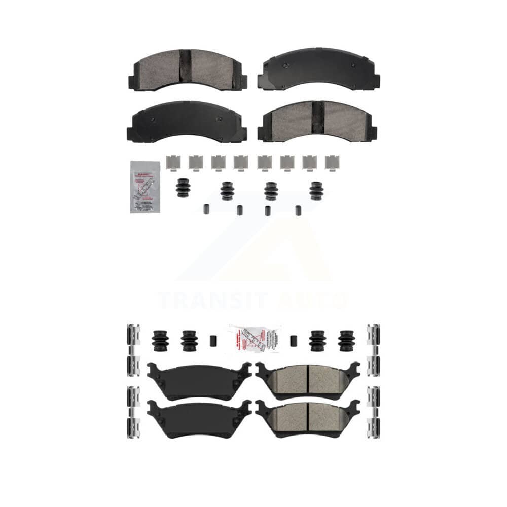 AmeriBRAKES - KNF-101862 - Front and Rear Disc Brake Pad Kits