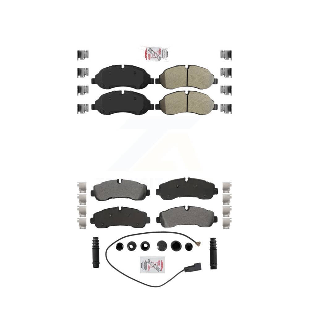 AmeriBRAKES - KNF-101877 - Front and Rear Disc Brake Pad Kits