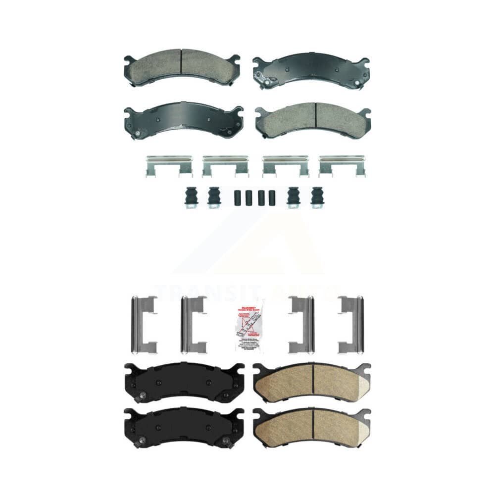 AmeriBRAKES - KNF-101888 - Front and Rear Disc Brake Pad Kits