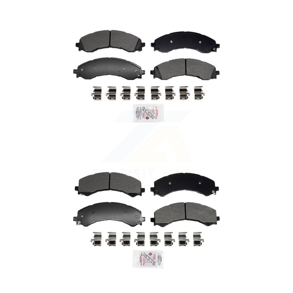 AmeriBRAKES - KNF-101955 - Front and Rear Disc Brake Pad Kits