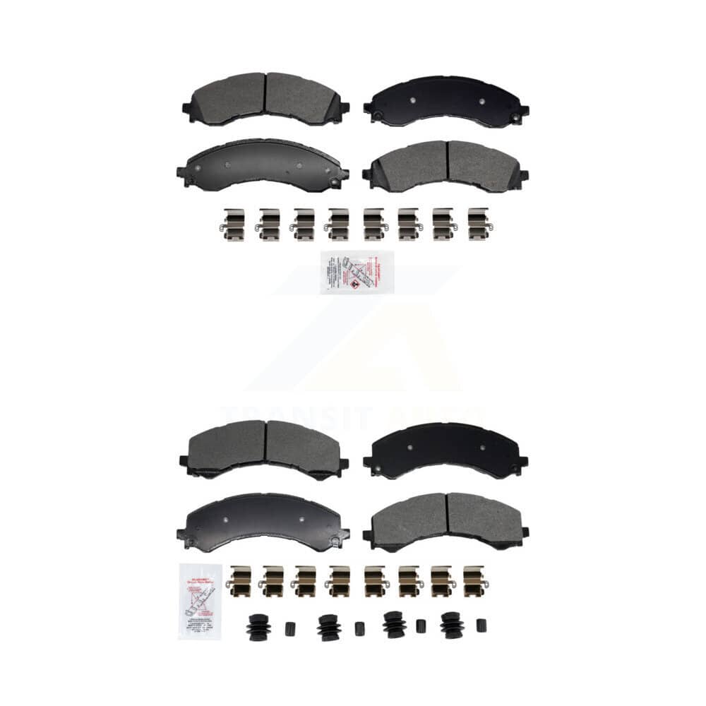AmeriBRAKES - KNF-101957 - Front and Rear Disc Brake Pad Kits