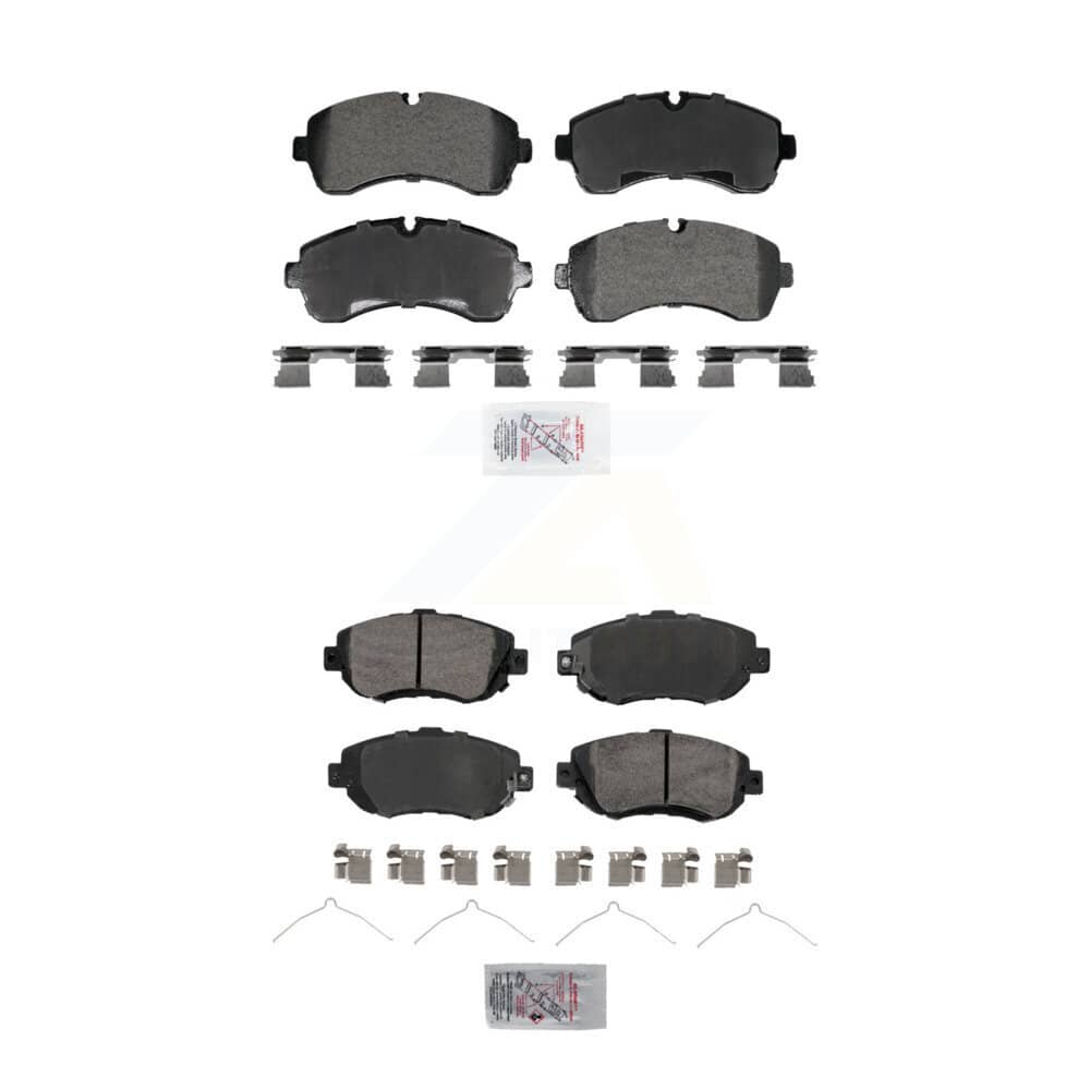 AmeriBRAKES - KNF-101979 - Front and Rear Disc Brake Pad Kits
