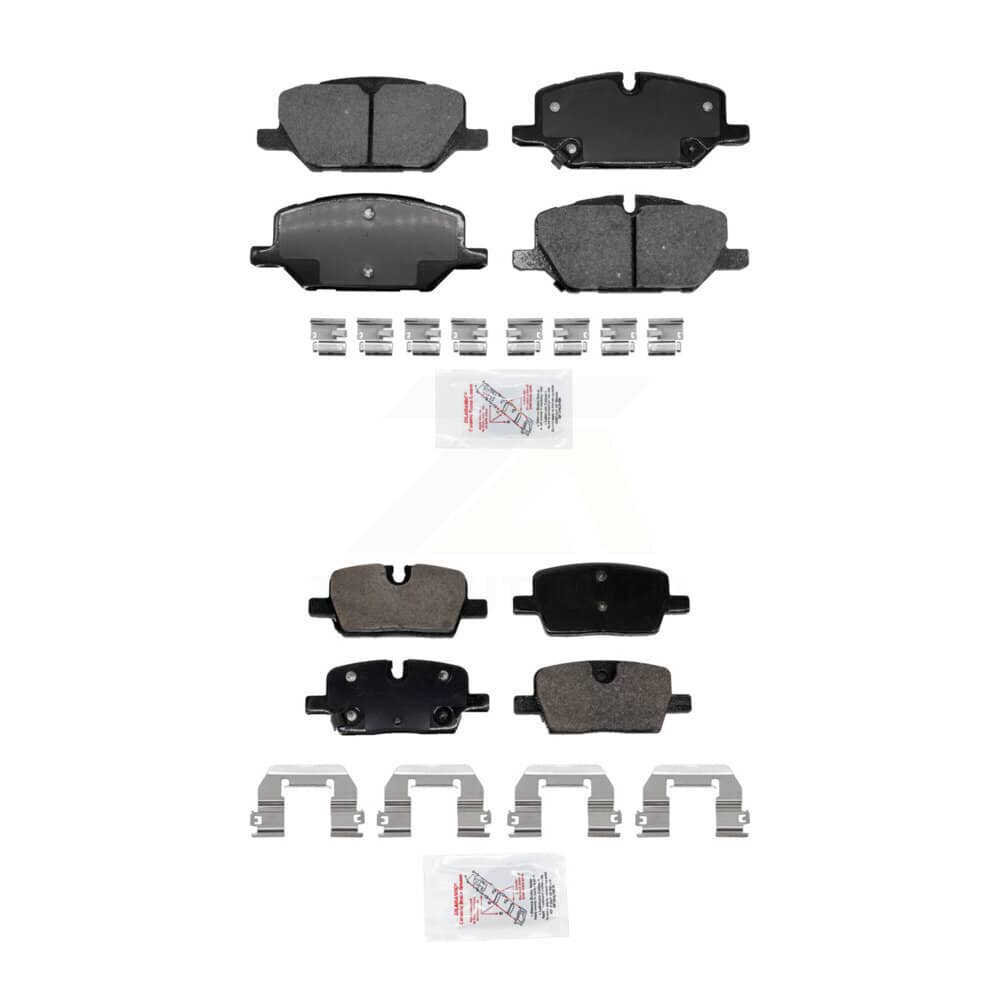 AmeriBRAKES - KNF-101991 - Front and Rear Disc Brake Pad Kits
