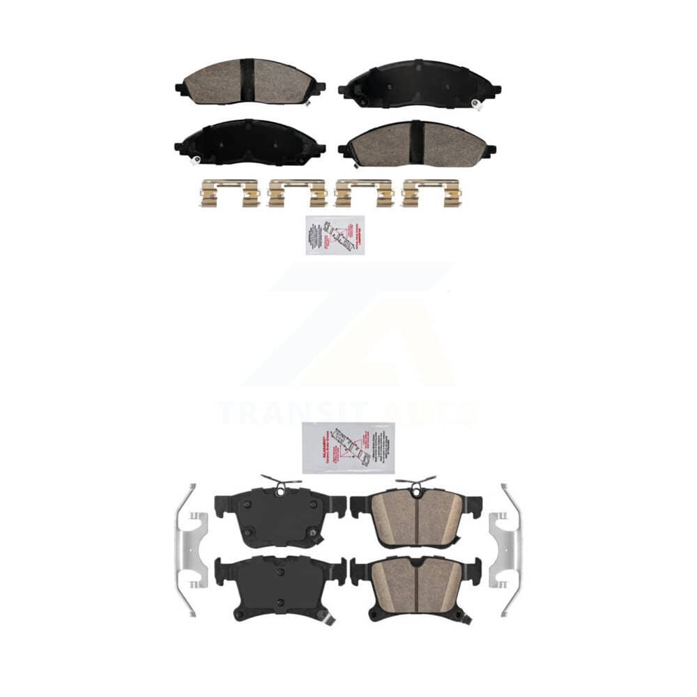 AmeriBRAKES - KNF-101999 - Front and Rear Disc Brake Pad Kits