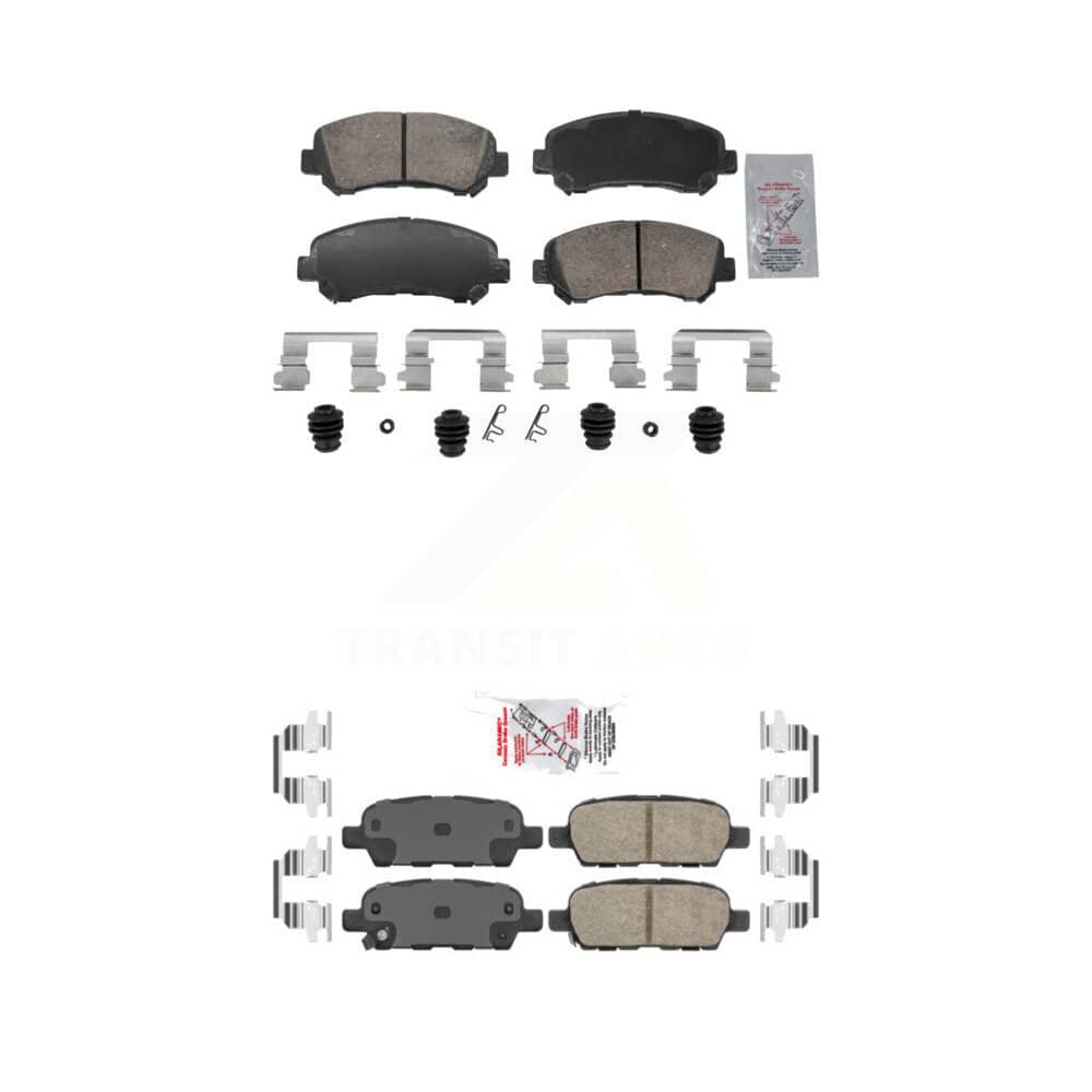 AmeriBRAKES - KNF-102010 - Front and Rear Disc Brake Pad Kits