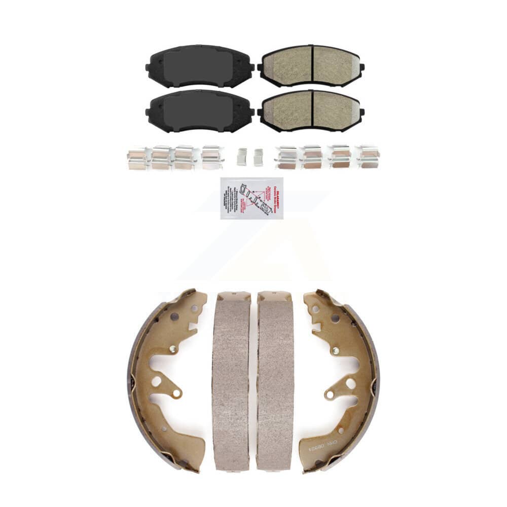 Transit Auto - KNN-100004 - Front and Rear Disc Brake Pad Kits