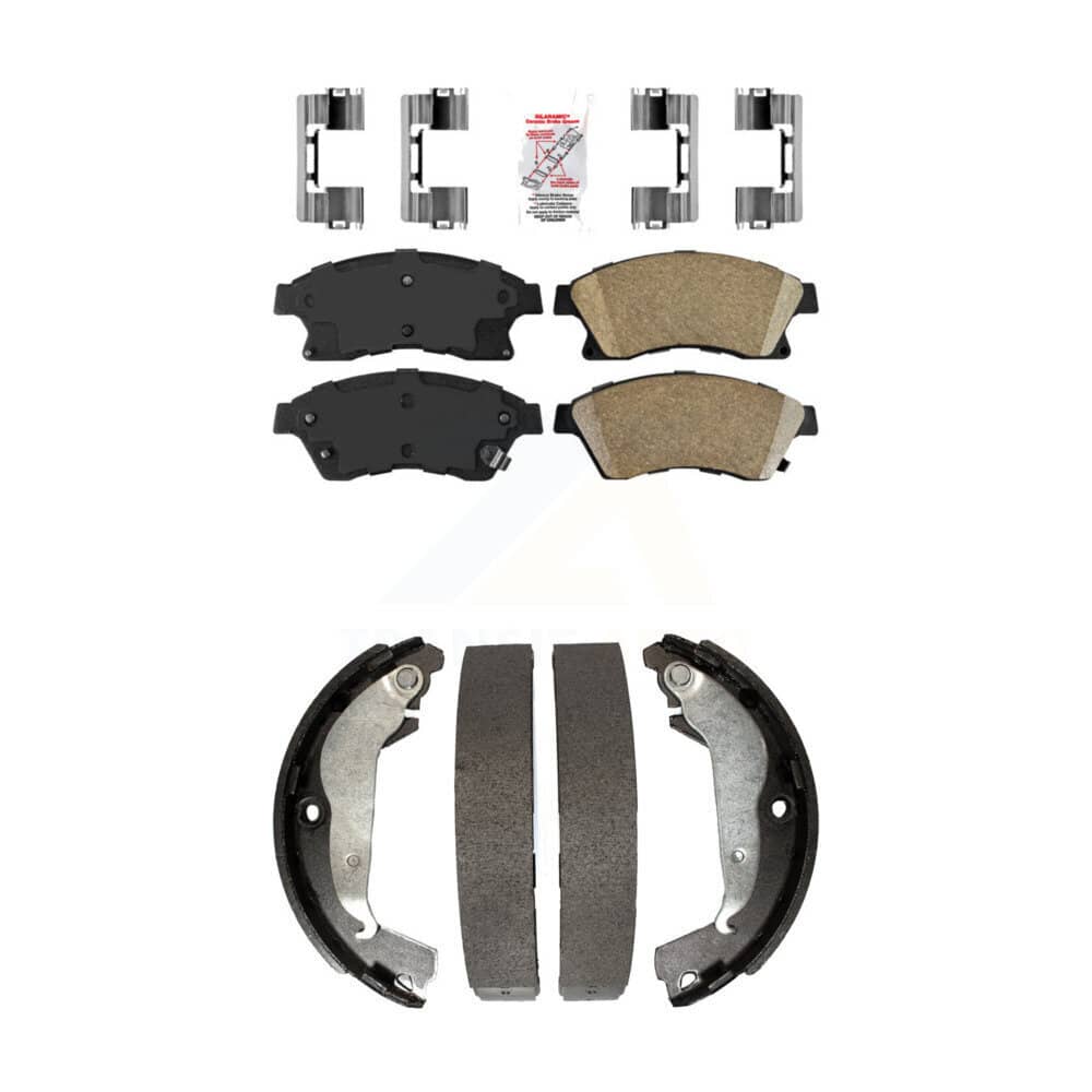 Transit Auto - KNN-100066 - Front and Rear Disc Brake Pad Kits