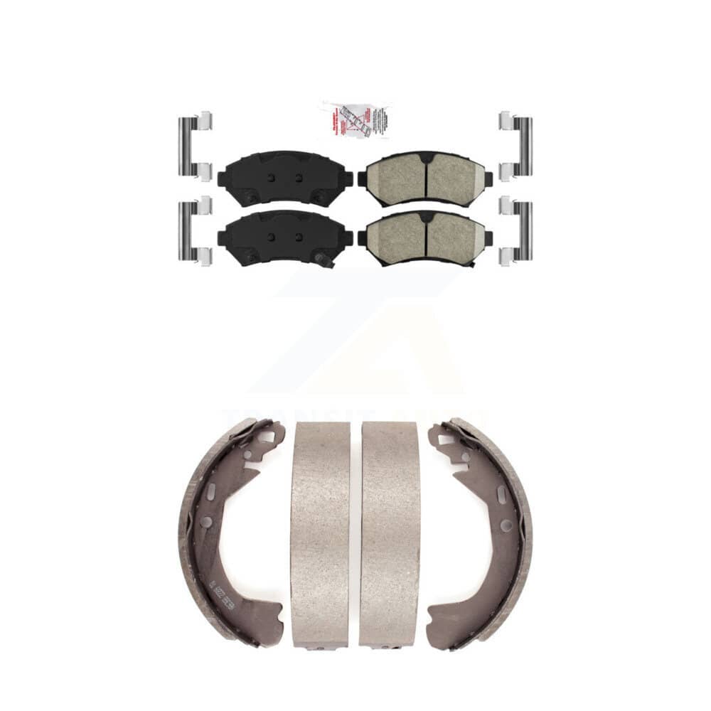 Transit Auto - KNN-100163 - Front and Rear Disc Brake Pad Kits