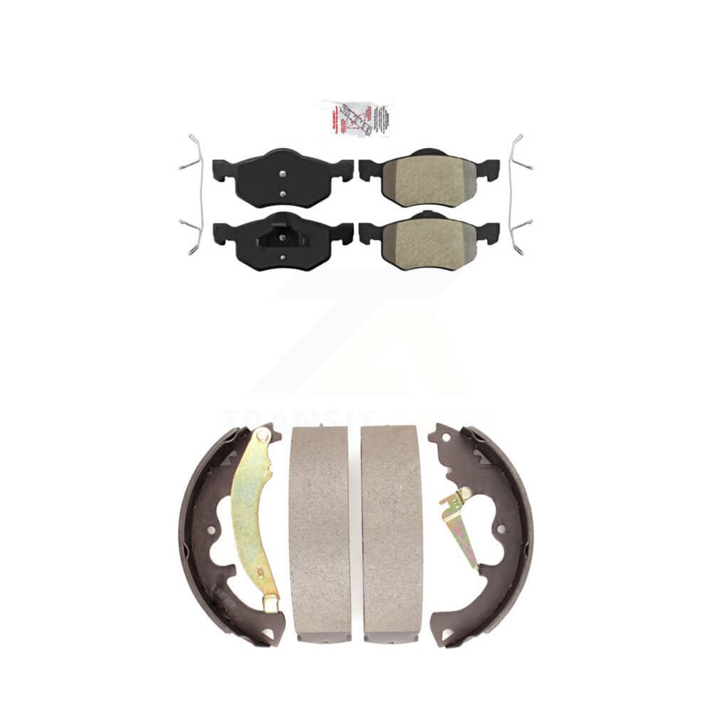 Transit Auto - KNN-100194 - Front and Rear Disc Brake Pad Kits